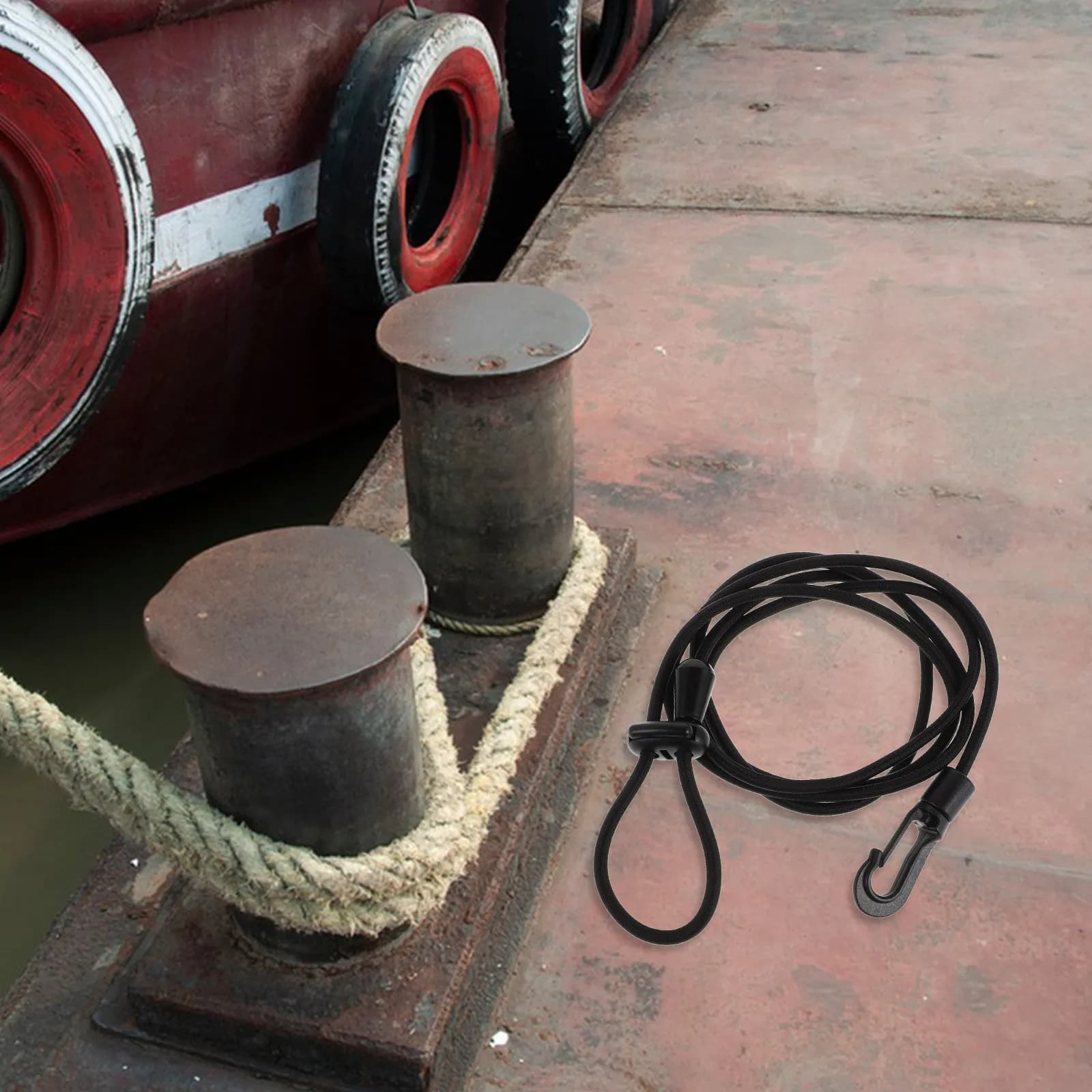 Corda di Sicurezza Elastica Regolabile per Pagaie da Kayak, Canne da Pesca, Surf, Canoa, Tavole Gonfiabili e Nautica