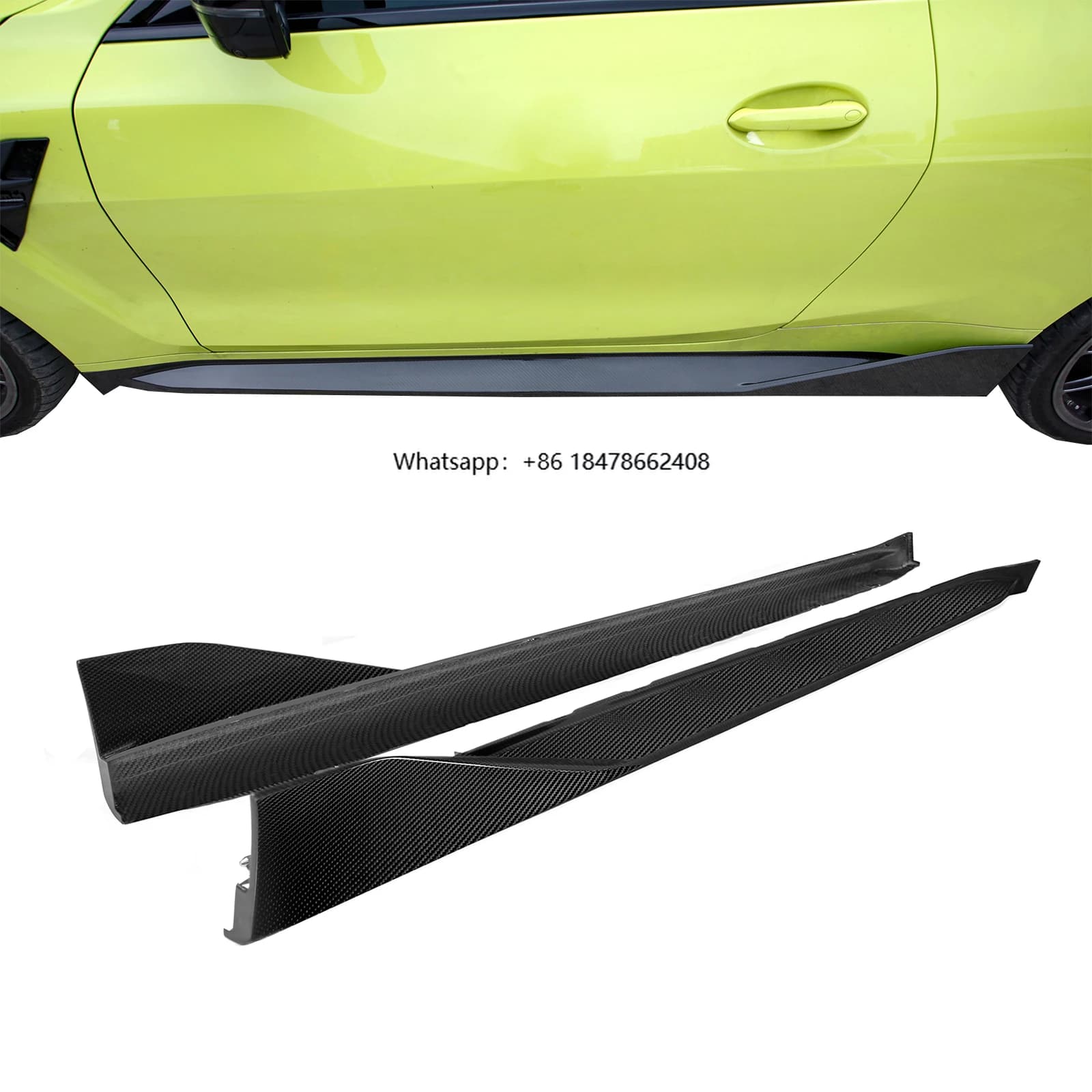 Minigonne in Fibra di Carbonio Stile MP per G80 M3 G82 M4