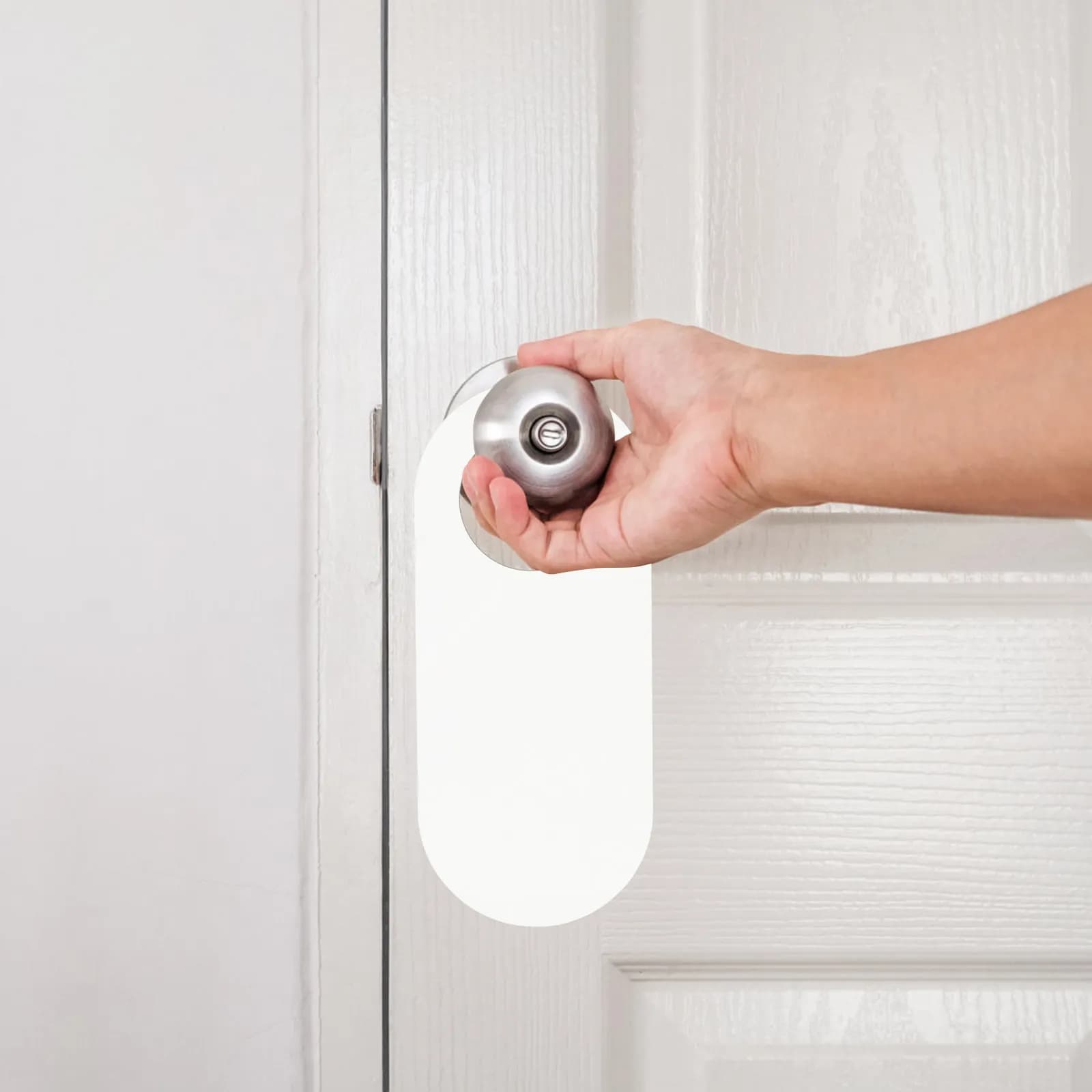 2 Pezzi Appendiabiti per Maniglie di Porte in Legno, Superficie Liscia per Pittura Fai-da-te, Forme in Legno Grezzo, Forniture per Artigianato in Legno