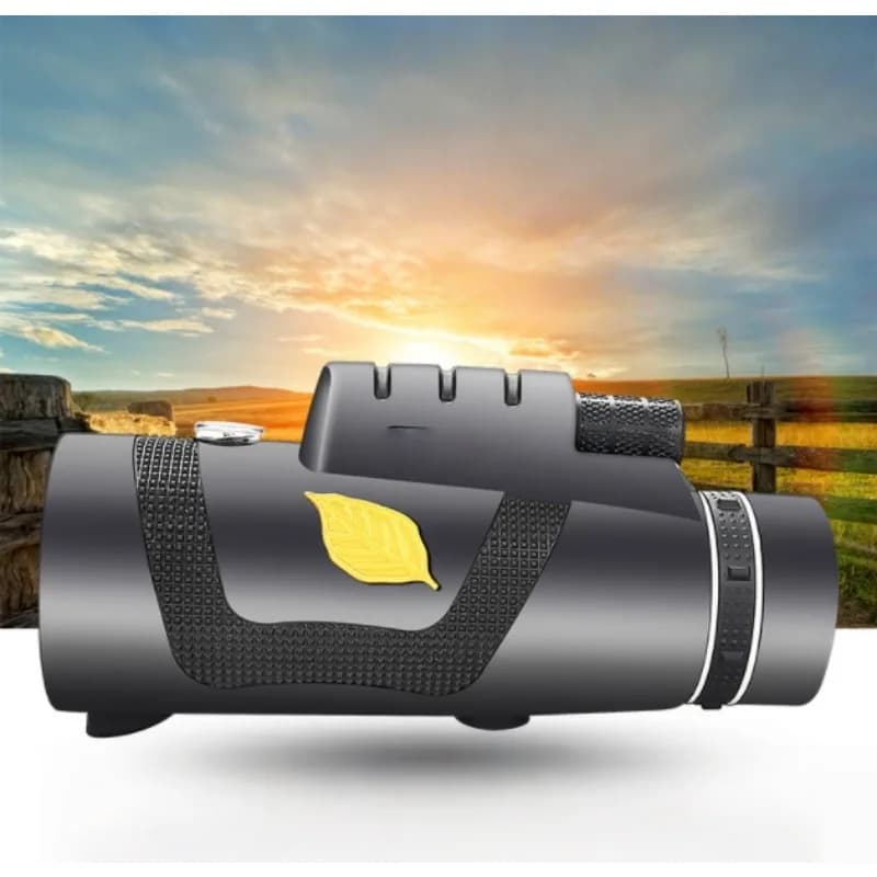 Telescopio monoculare HD 12x50 collegato al smartphone per la fotografia Portatile per escursioni, viaggi e birdwatchingTelescopio