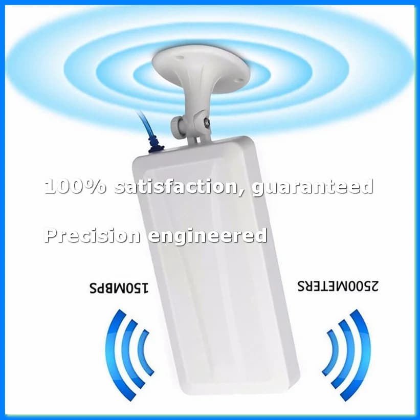 Ripetitore WiFi a Lungo Raggio 150Mbps, Router Wireless da Esterno, Antenna WLAN per Amplificatore 5M-A09G
