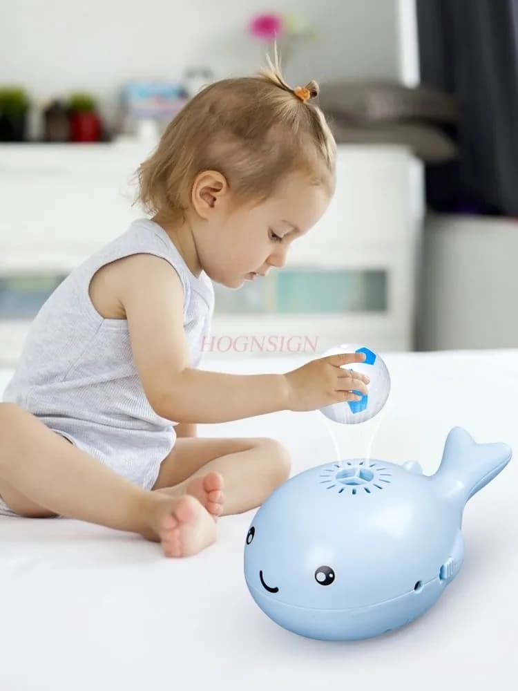 Giocattolo palla galleggiante balena puzzle elettrico per bambini ragazza ragazzo 1-6 anni