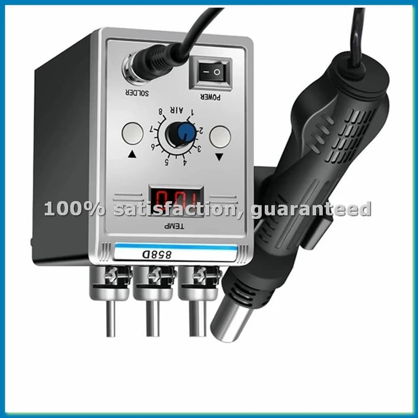 Stazione di Rilavorazione BGA ad Aria Calda 858D, 220V 700W, Asciugacapelli per Saldatura SMD SMT, Strumento di Riparazione - A56M