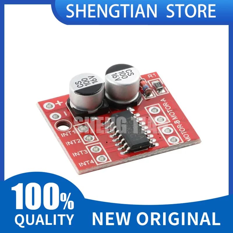 Scheda Driver Motore DC Mini L298N a 2 Canali PWM Dual H-Bridge per Kit Robot Auto Smart Arduino