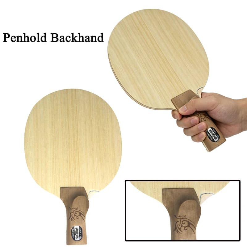 Racchetta da Ping Pong Giapponese/Cinese con Impugnatura a Penna, Legno Shenlong ALC Carbonio 7 Strati, Racchetta da Tennis da Tavolo per Attacco e Difesa