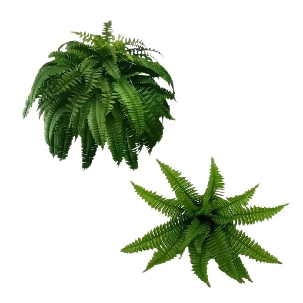 Plastic Artificial Plant Vine Silk Leaf Green Color Wall Hanging Plastic Leaf Branches Rattan Leaves Artificial Ferns Vine