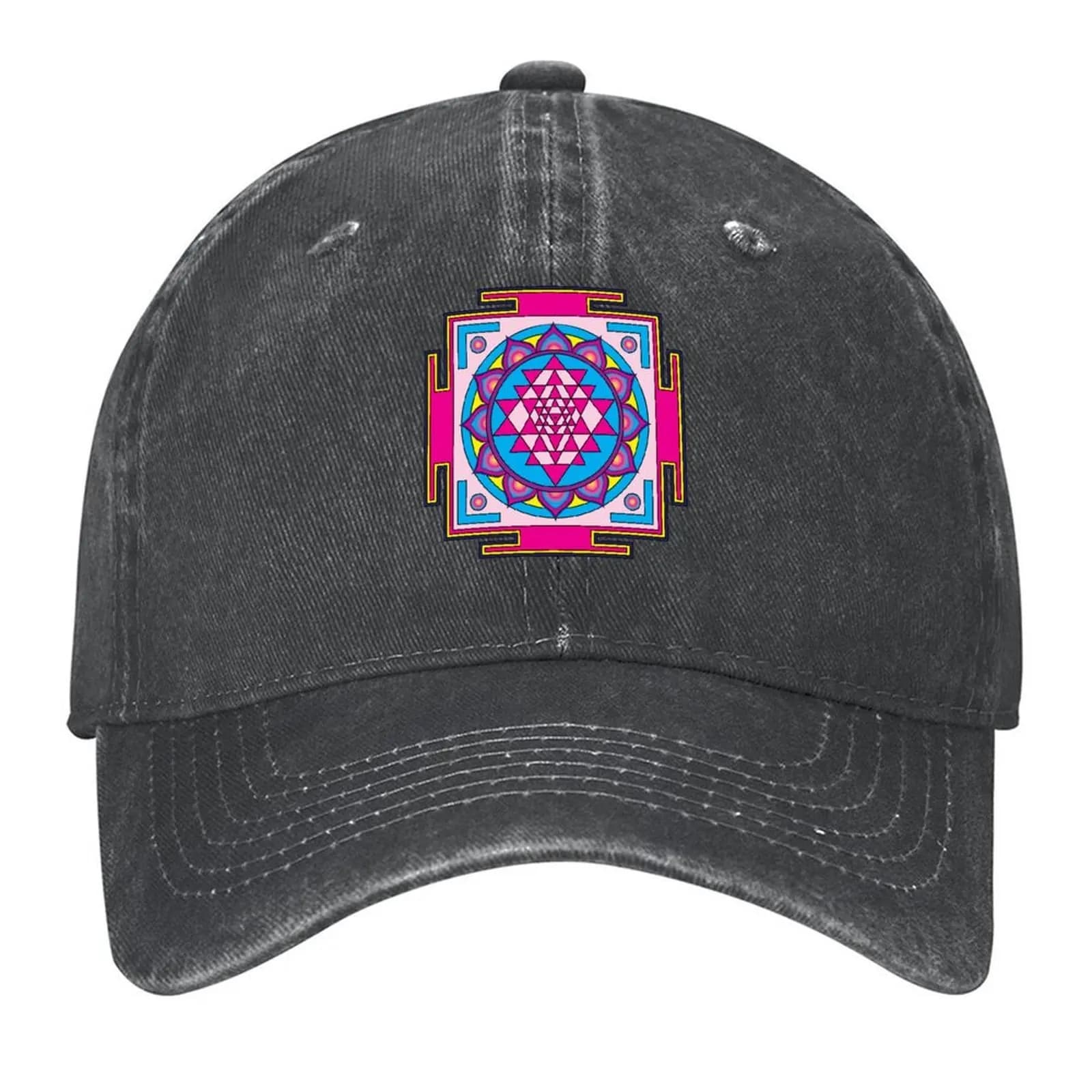 Sri Yantra Mandala Berretto da baseball berretto da donna di lusso Cappello da uomo per il sole berretto da marinaio per uomo Cappello da ballo selvaggio Abbigliamento da golf da donna da uomo