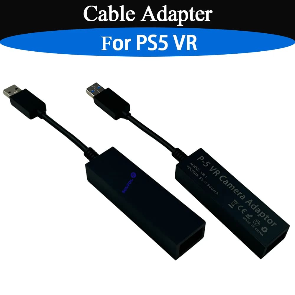 Nuovo Adattatore Cavo per PS5 VR Mini, Adattatore da Maschio a Femmina per Conversione Fotocamera PS5 VR, Adattatore per PS5 PS4 VR, Accessori per PS5