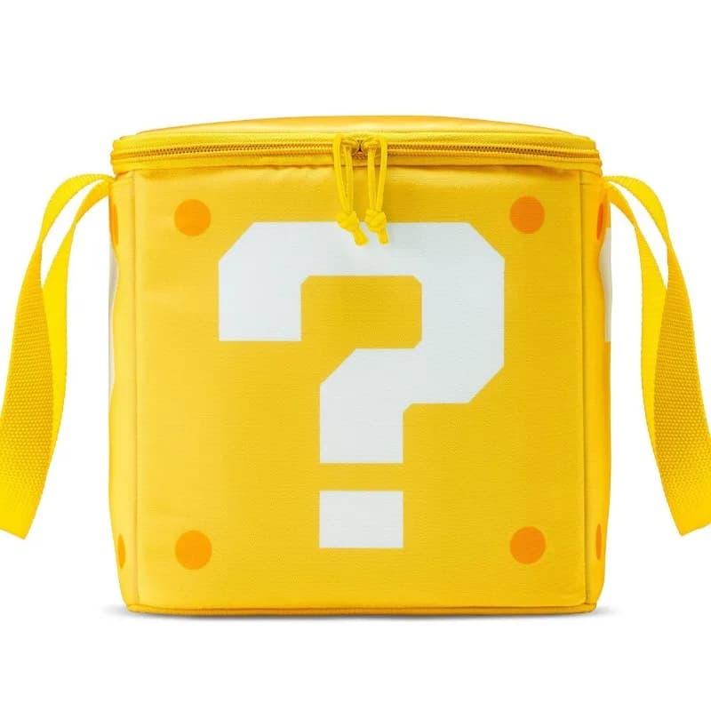 Borsa Termica Portatile per Pranzo a Tema Super Mario, Contenitore Isolato per Ufficio e Scuola, Borsa Pieghevole per Picnic e Viaggi, Idea Regalo