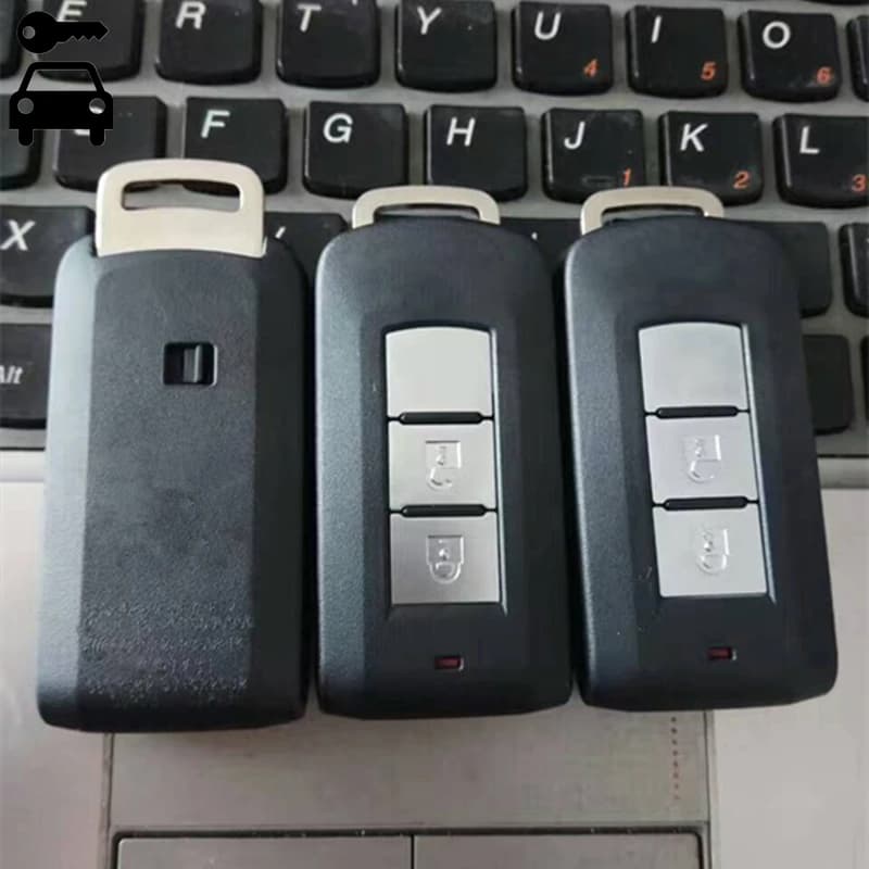 2 pulsanti 3 pulsanti chiave remota intelligente senza chiave per auto 433Mhz con Chip ID46 per Mitsubishi Outlander ASX Lancer Pajero Shogun Montero