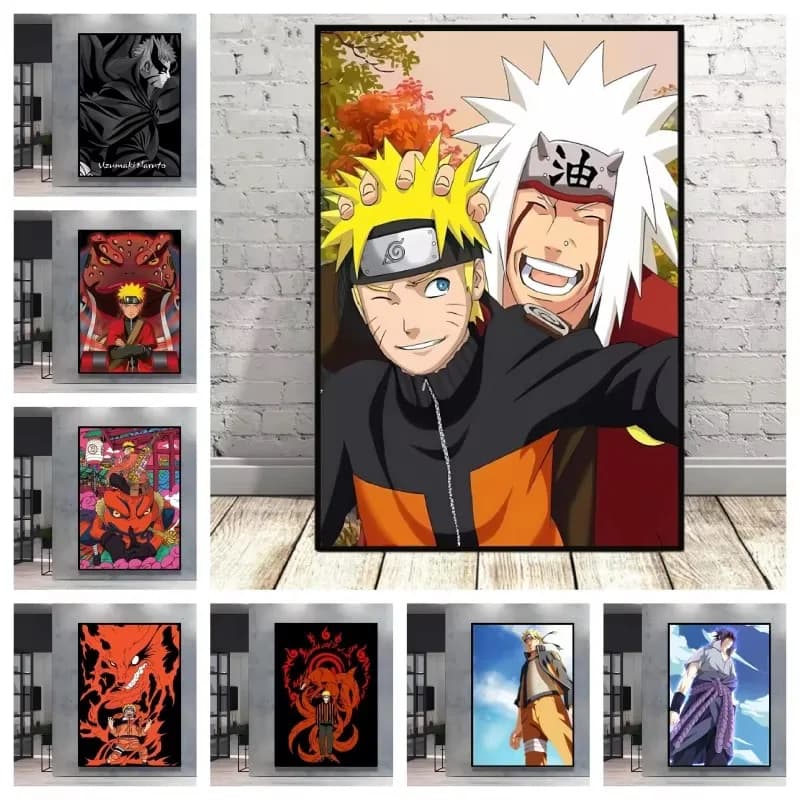 Diamond Painting Naruto Jiraiya Classic Anime Character Mosaic Handmade Artwork Round/Square Diamonds Exquisite Gift Home Decor