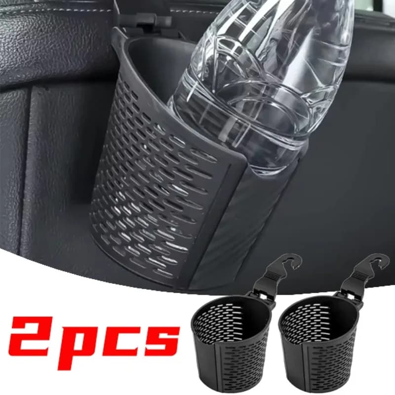 Portabicchieri per schienale per seggiolino auto Organizzatore portatile per bevande Cestino portaoggetti Porta telefono Staffa per tazza d'acqua Accessori interni per auto
