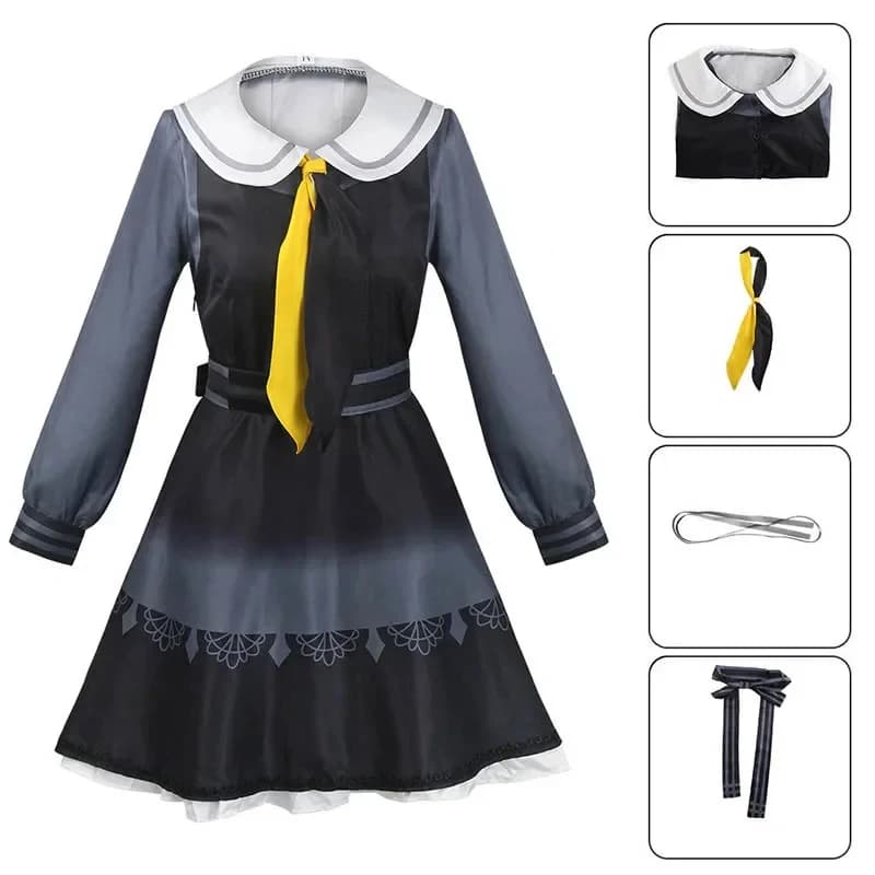 ABC123Shinonome Cosplay Costume with Necktie School Uniform Halloween Outfits For Comic Con Shinonome Ena Mizuki Dress,3'f.5;j.8