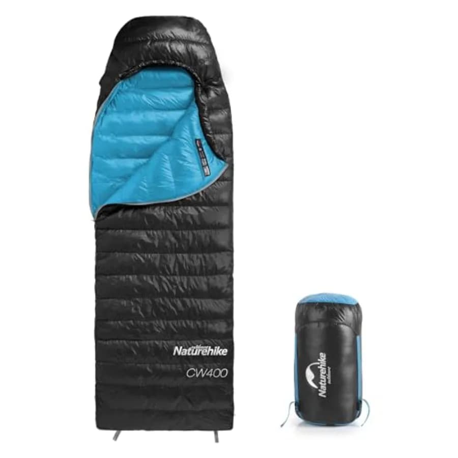 Ultralight Pele Bag 650FP for Adults, 40.4 °F Waterproof Pele Bags for Camping, Hiking and Travel