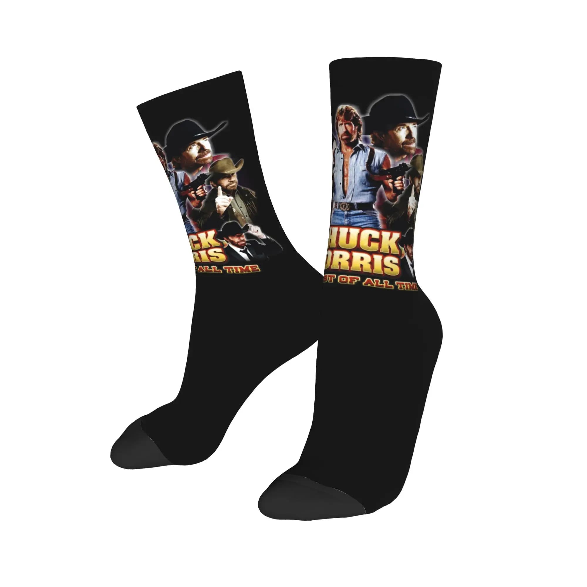 Chuck Norris GOA Socks Harajuku Long socks for all seasons Christmas gifts accessories for men and women,