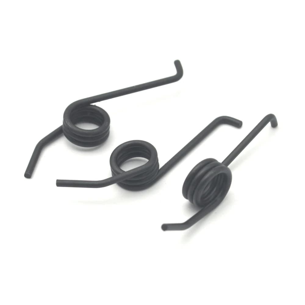 4 PZ PPR PVC Tubo di Plastica di Alluminio Forbice Filo di Acciaio Nero 1.5mm OD 10MM Molla di Torsione Tubo Forbice Molla Speciale