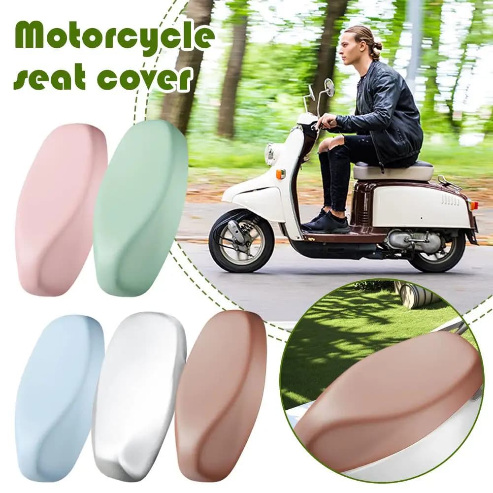 Universal seat cushion cover for automatic cycle Waterproof PU leather scratch pads