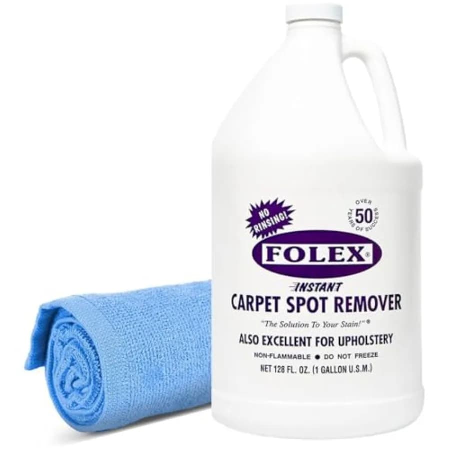 Instant Carpet Spot Remover 128 oz - Powerful Stain Remover for Carpets, Upholstery and Rugs - Eliminates Pet Stains, Grease, R