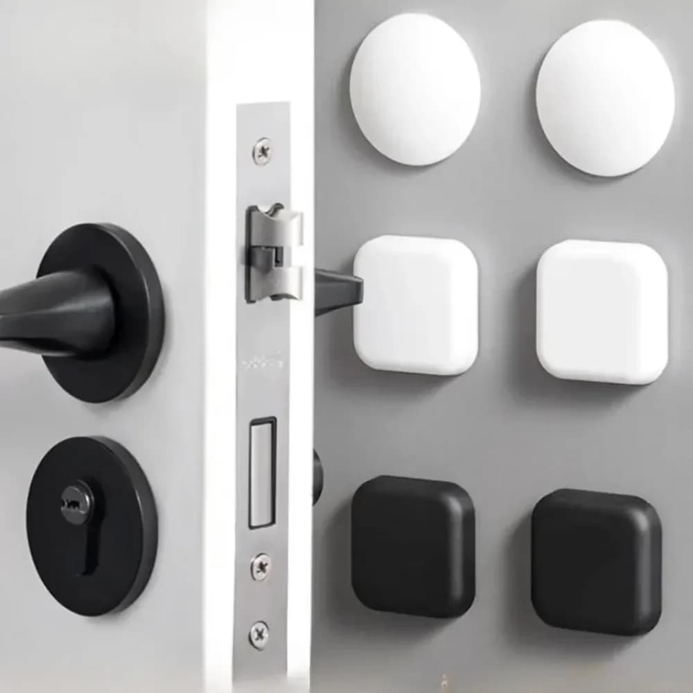 Fermaporta Fermaporta da pavimento in silicone Protezioni di sicurezza Maniglia anticollisione Protezione da parete antiurto silenziosa autoadesiva