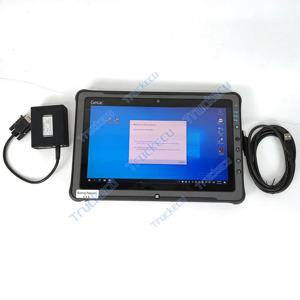 Getac F110 tablet laptop Jungheinrich Judit Incado Box Carrello elevatore Kit diagnostico Strumento scanner JUDIT 4 JETI ET & SH cavo
