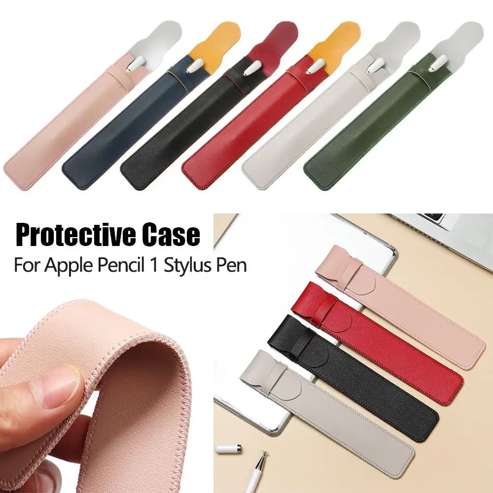 Custodia protettiva da viaggio Custodia per penna stilo portatile in pelle PU per borse per matite Apple Custodia per penne Touch Cover