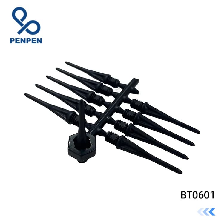 WEDARTER freccette 100 pezzi kit chiave punta morbida per freccette 2BA per accessori per freccette elettroniche con punta in plastica morbida, punte per freccette