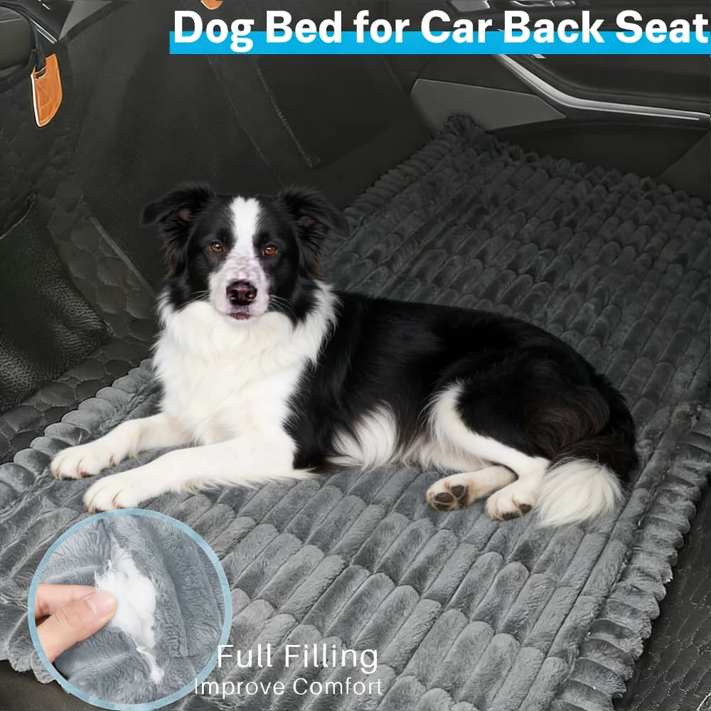 Tappetino per auto per cani da 54 pollici, resistente, antiscivolo, per viaggi, universale per auto, camion, SUV, lavabile, protezione per sedili posteriori, divani e mobili.