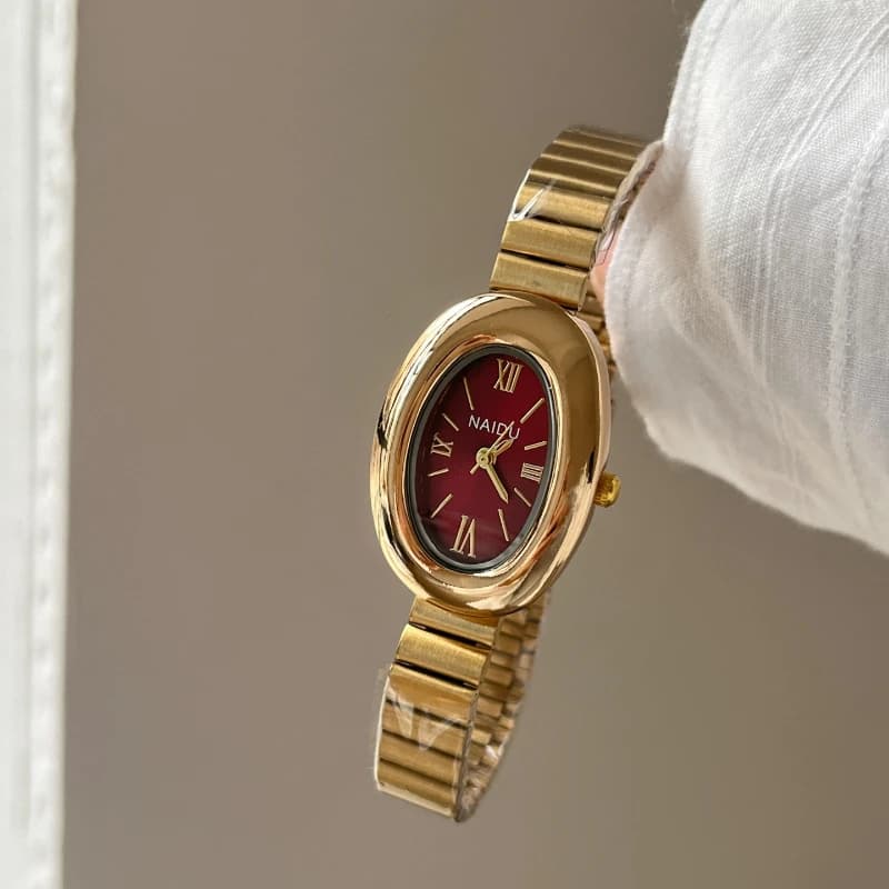 Orologio al Quarzo da Donna di Marca Famosa, Lussuoso Orologio da Polso con Cinturino Regolabile in Acciaio Inossidabile, Regalo per Signore, Reloj Mujer, Dropshipping