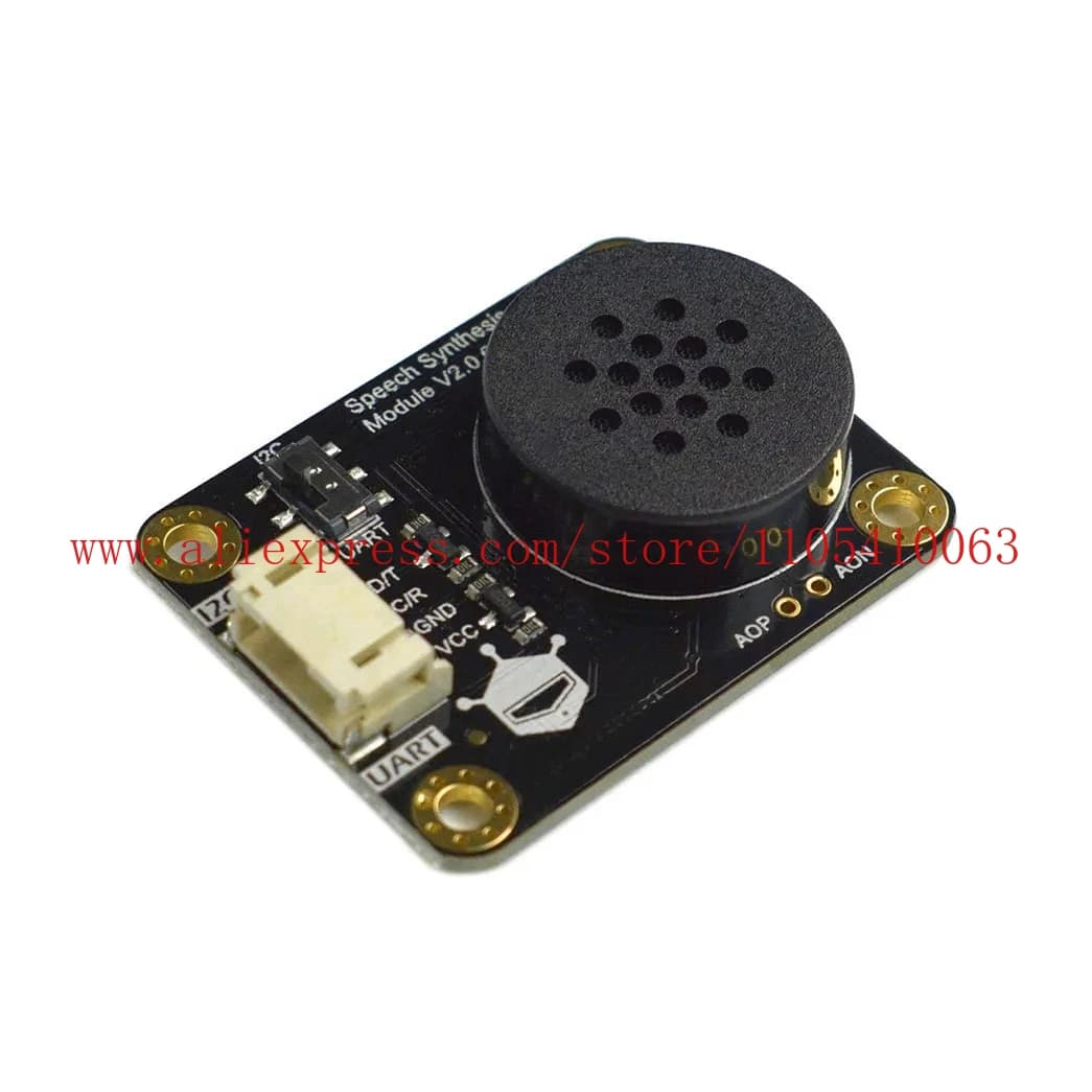 Modulo Sintetizzatore Vocale DFRobot Gravity Text-to-Speech Aggiornato, Supporta Inglese e Cinese per Arduino ESP32 micro:bit Raspberry Pi