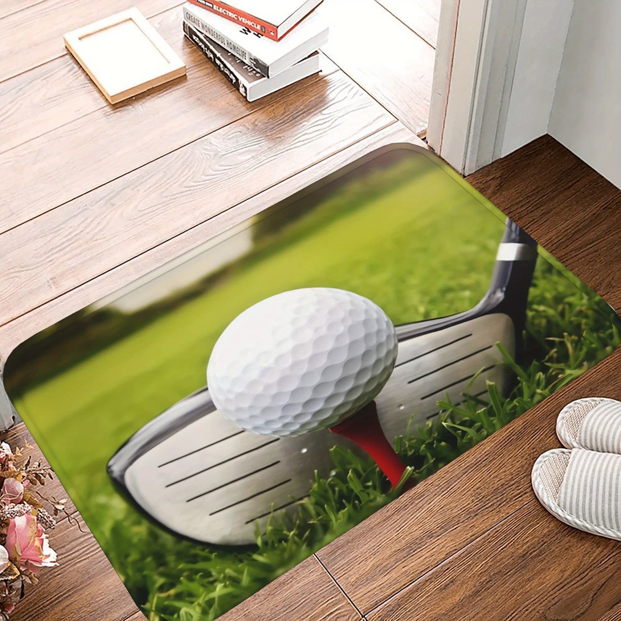 1PC pallina da golf tappeto da cucina tappetino antiscivolo design pop tappeto da bagno tappetino da bagno tappeto per la casa lavello lavanderia decoreeree