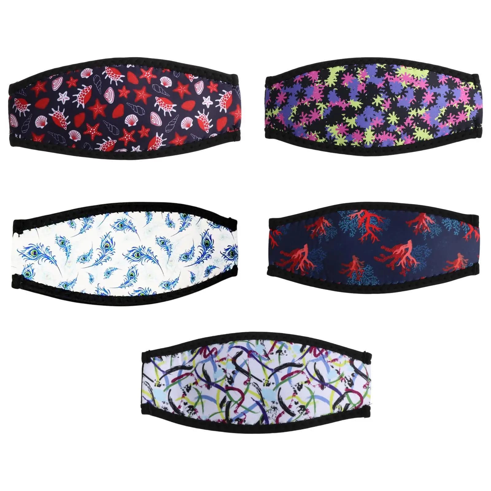 Slap strap for underwater mask for snorkeling Apnea Water sports, Slap straps for women mask Protects long neoprene hair band