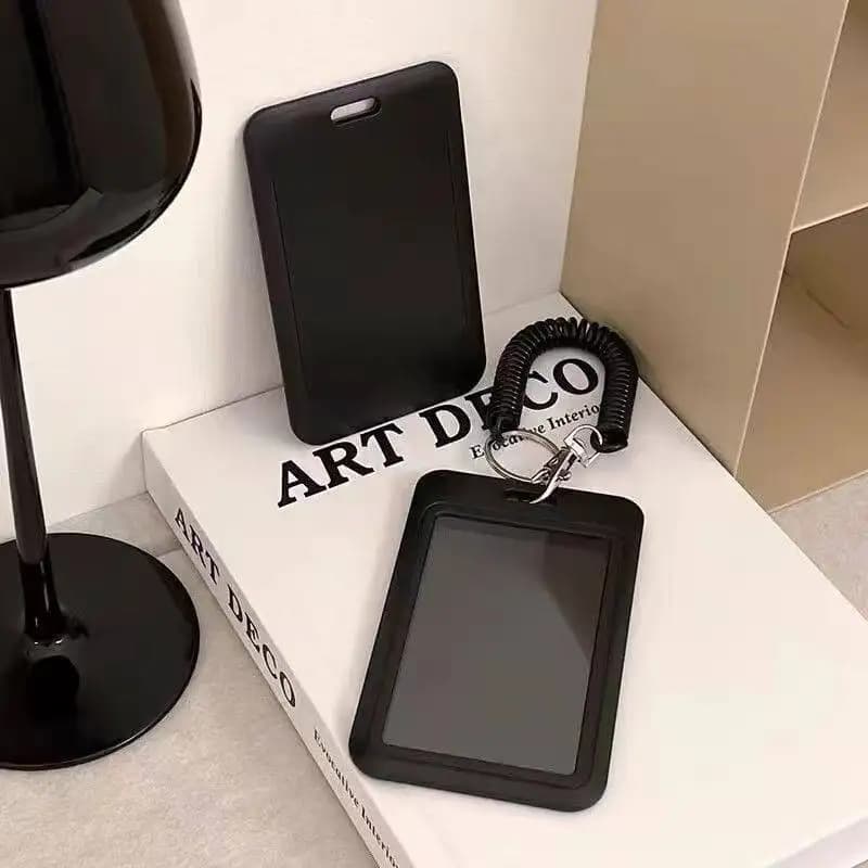 Simple Solid Color Nfc Induction Card Holder Student Sliding Card Holder Rice Card Holder Subway Electric Student Card Holder