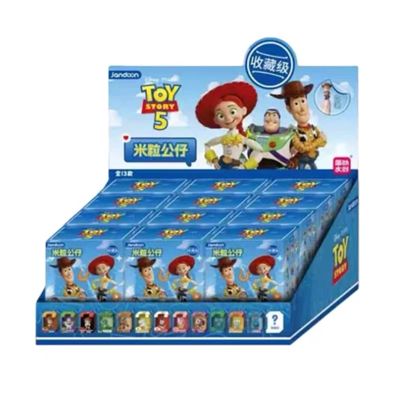 Jandoon Toy Story Woody Buzz Lightyear Jessie Rice Grain Doll Collection Ornament Movie Trendy Play Blind Box