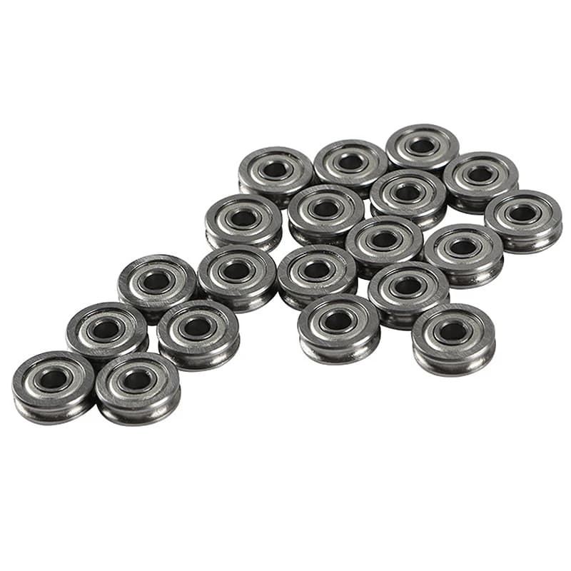 ABMH-20PCS Cuscinetto a sfera per estrusore con scanalatura a U U604ZZ per accessori stampante 3D CR-10 Ender-3 4 X 13 X 4 mm