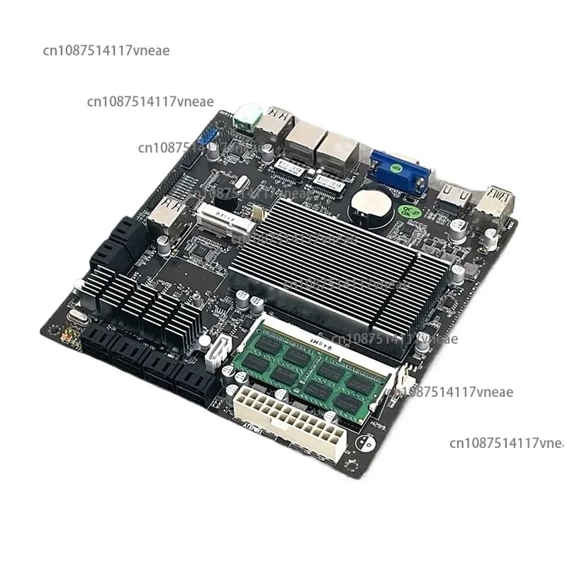 J1900/B75K9-ETH Scheda madre di controllo Nas Server multi-disco rigido con archiviazione nera
