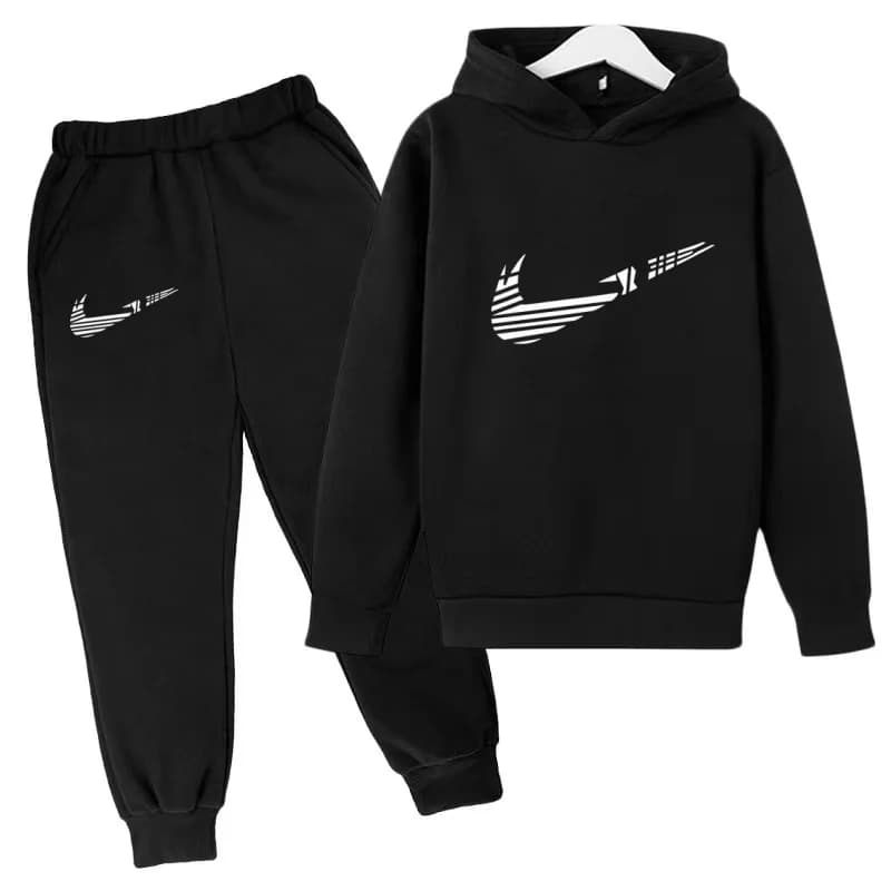 Limited 2026 Winter Luxury Oversized Pullover Hoodie Sets Fleece Men Women Hooded Tracksuit Sweatshirt Sweatpants 2 Piece Set
