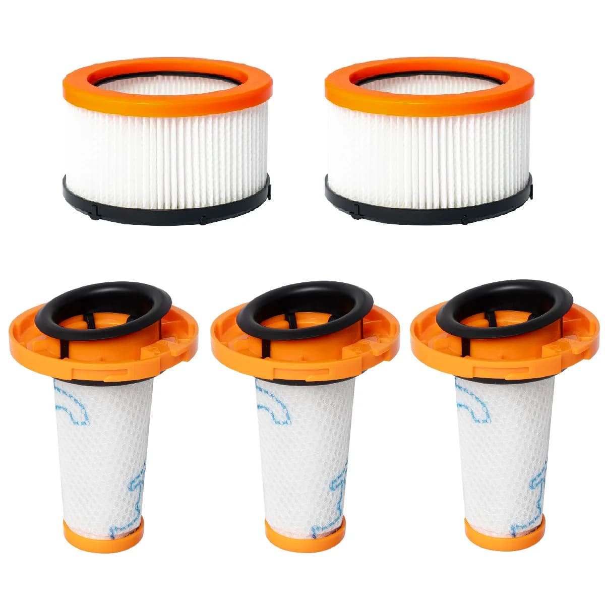 RH2099WO HEPA Filter For Rowenta X-Force Flex 9.60, X-Pert 7.60, X-Nano Vacuum Cleaner RH2037WO RH2039WO, ZR009010 ZR009012