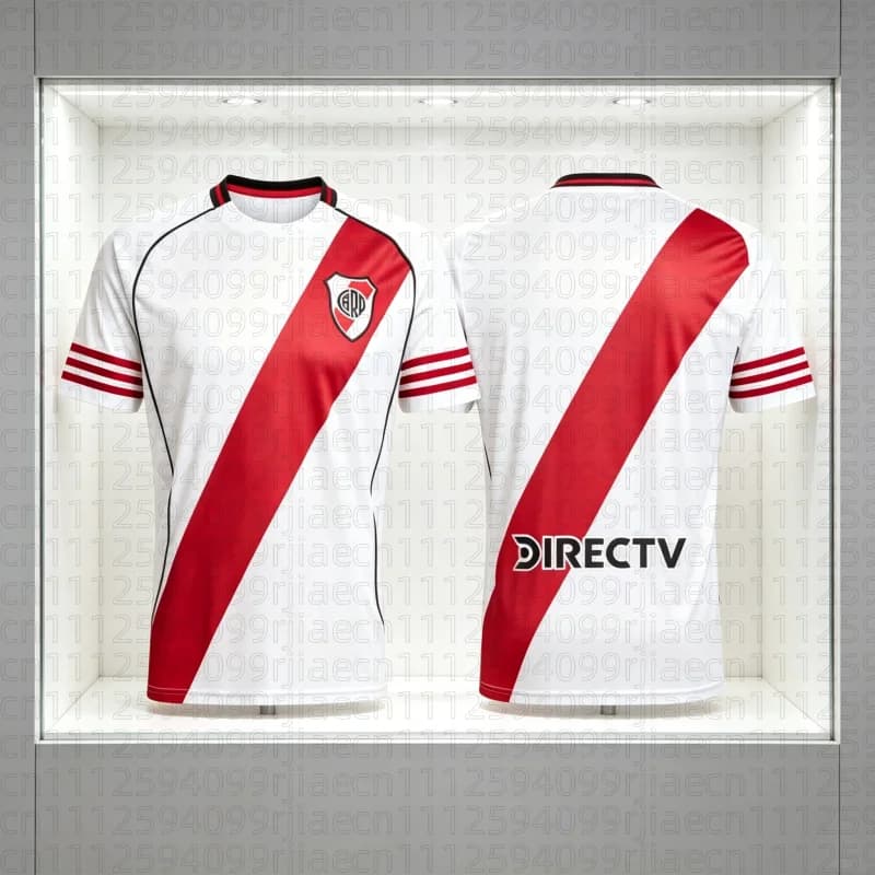 Maglia da Calcio River Plate 2026 Home Jersey Polo Sportiva ad Asciugatura Rapida T-Shirt Moda Y2K Top Estivo