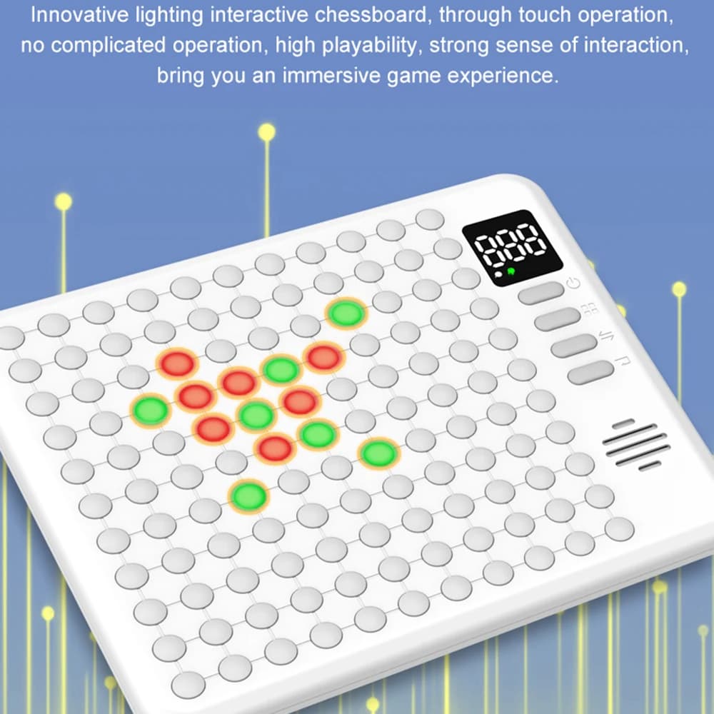 9/14 in1 Gioco da tavolo intelligente multifunzione Scacchi elettronici Backgammon Tic Tac Toe Whack a Talpa Combe per bambini Famiglia da tavolo