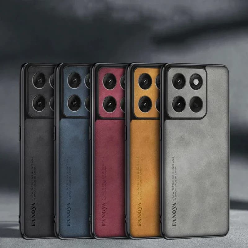 Cover posteriore per telefono in pelle PU effetto pelle di pecora per Motorola Moto Edge 60 Neo 60 Fusion X70 Air Bumper Coque per Moto Edge 70 Fusion