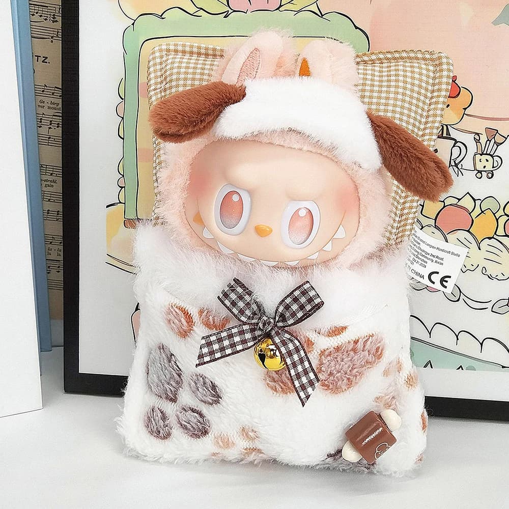 Clothing for Labububu V1 V2 V3 Style Cartoon Cartoon Nice sleeping bag with eye mask for Labububu Clothing for collectors Clothing Gift