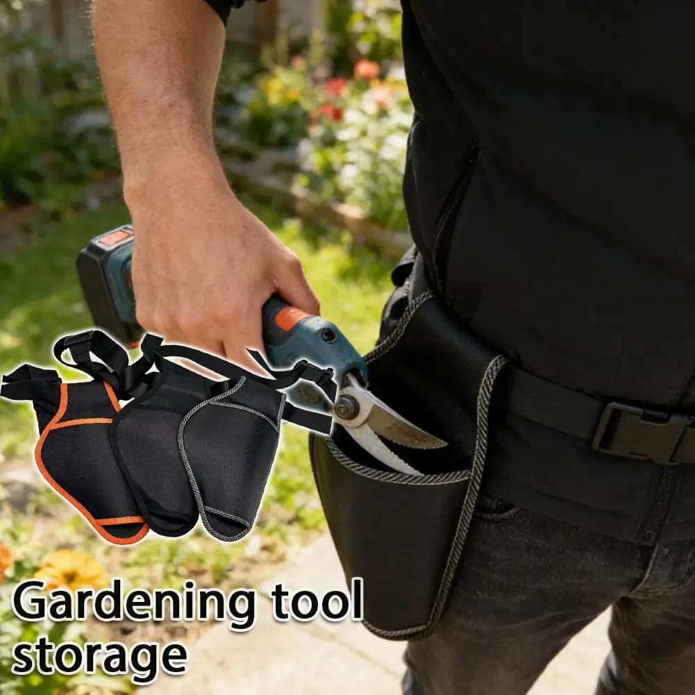 Garden Tools Door Belt, Garden Scissors, Electric Shelves for Power, Tool Holder Bag, Tool Holder