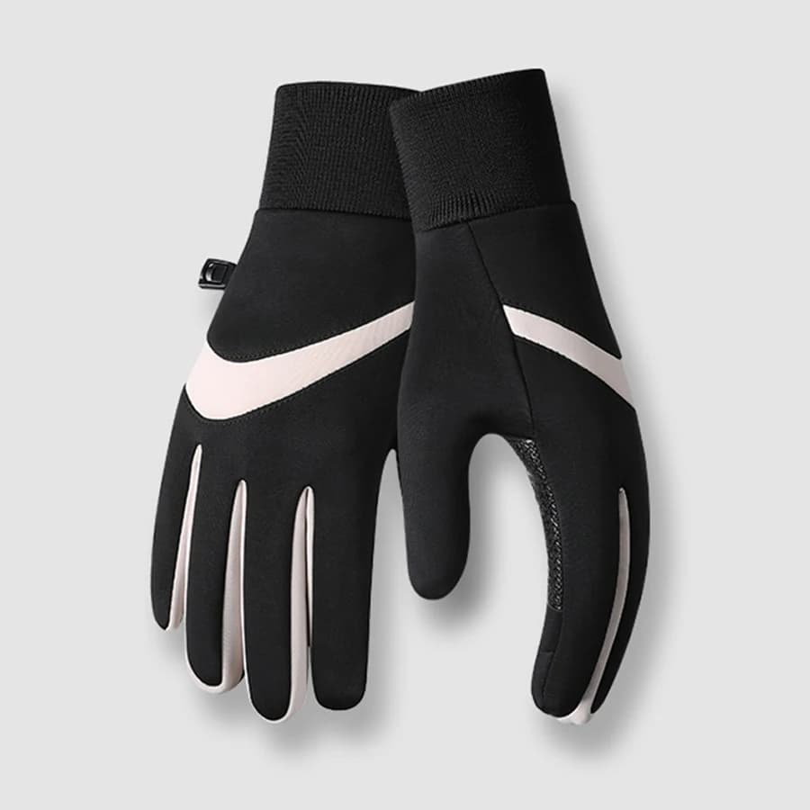 Winter men's warm gloves, thickened with fleece to prevent cold, wind, water and slipping. Touchscreen cycling riders must