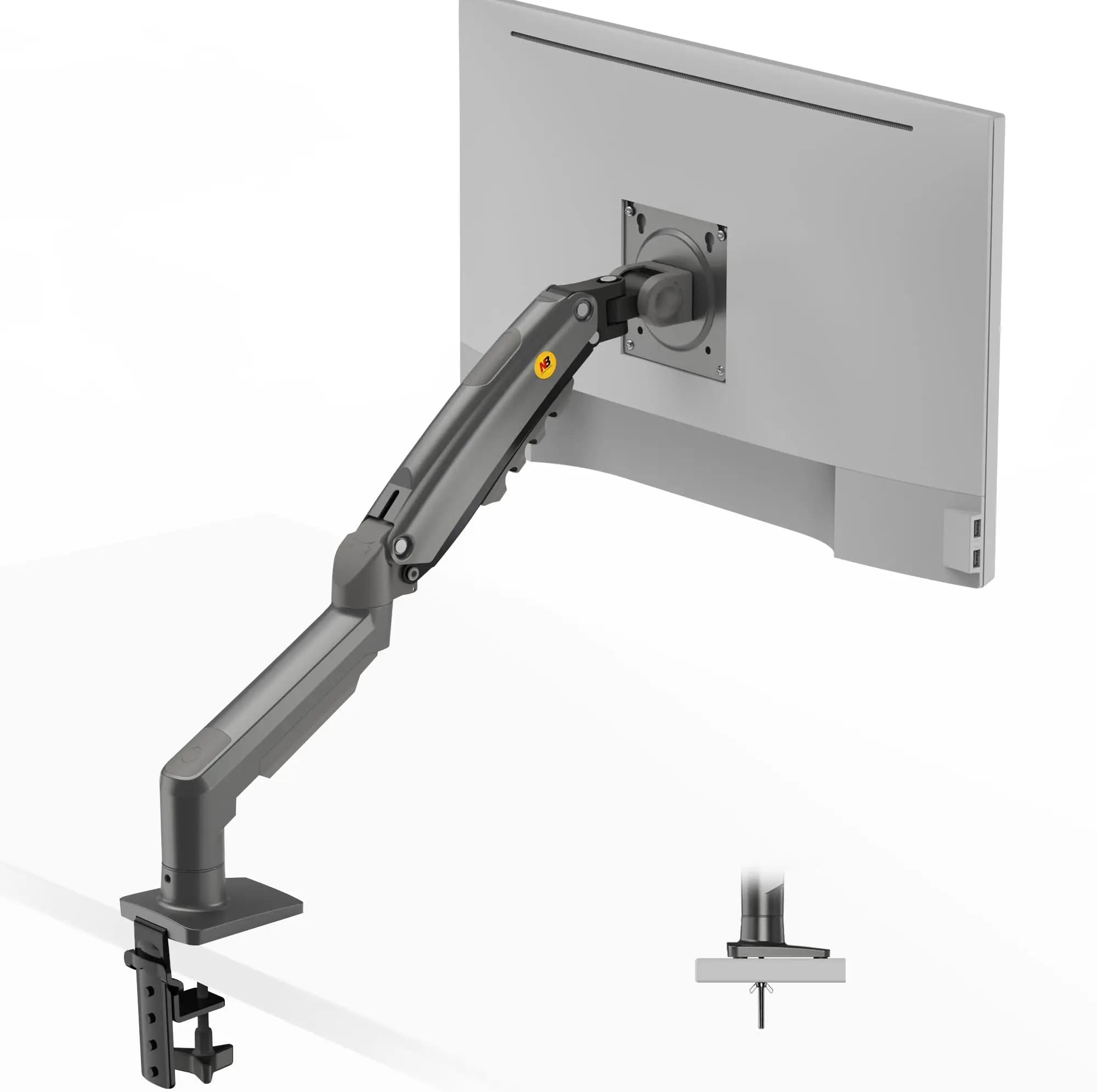 Support bracket for Nb F80 VESA 100 X100 monitor support for 14 15 17 21 22 24 27 30 inch monitor Support for retractable TV