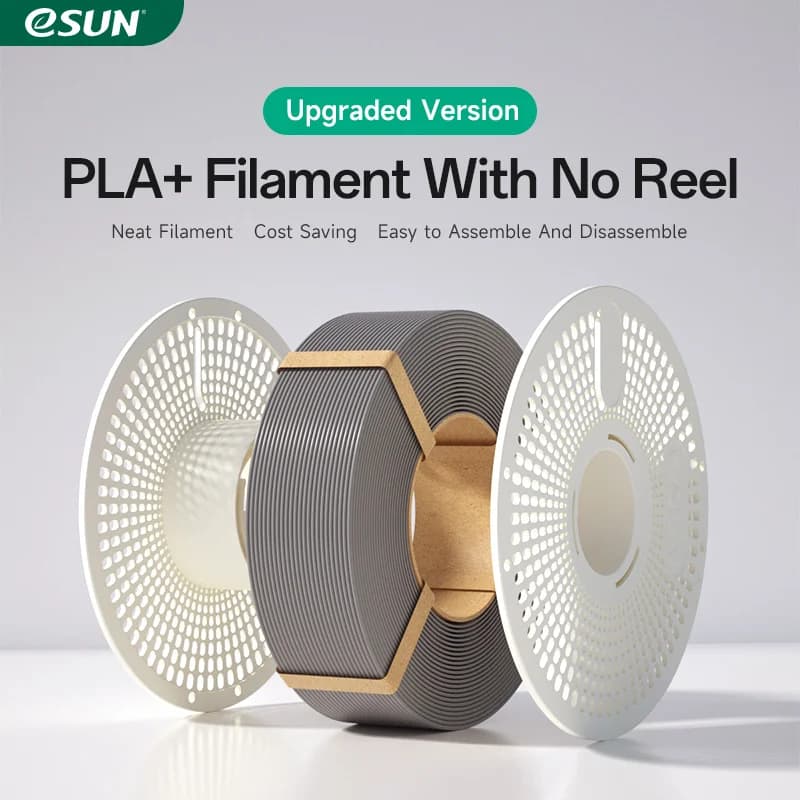 eSUN PLA + 3D Filament without Coil 1,75MM 1KG Fast Print PLA Plus 3D Printer Filament Easy to print PLA + for 3D printers
