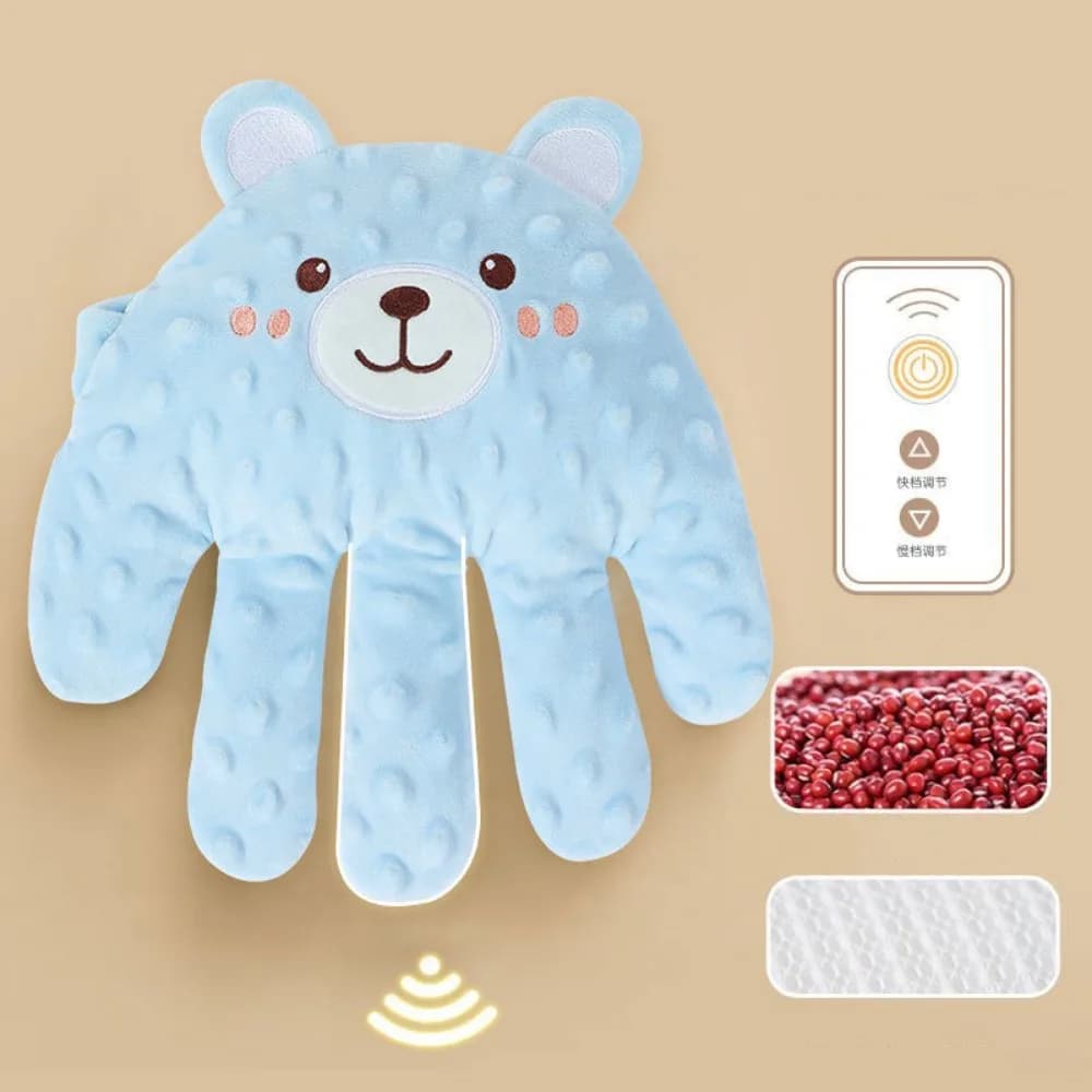 Cuscino Elettrico Anti-Shock per Neonati con Telecomando, Guanto Automatico Rilassante a Palmate, Aiuto per il Sonno del Bambino
