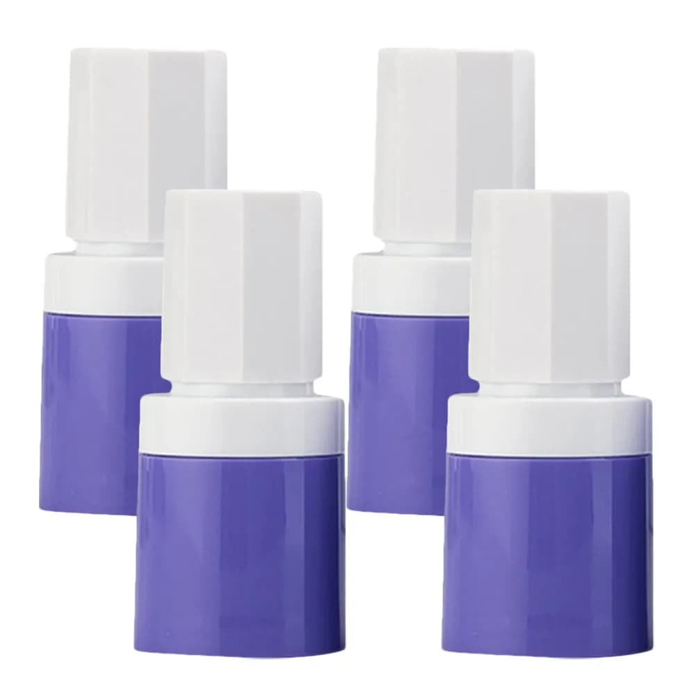 4Pcs Travel Airless Pump Bottles Portable Makeup Bottles Leakproof Refillable Small Containers Suitable for Foundation