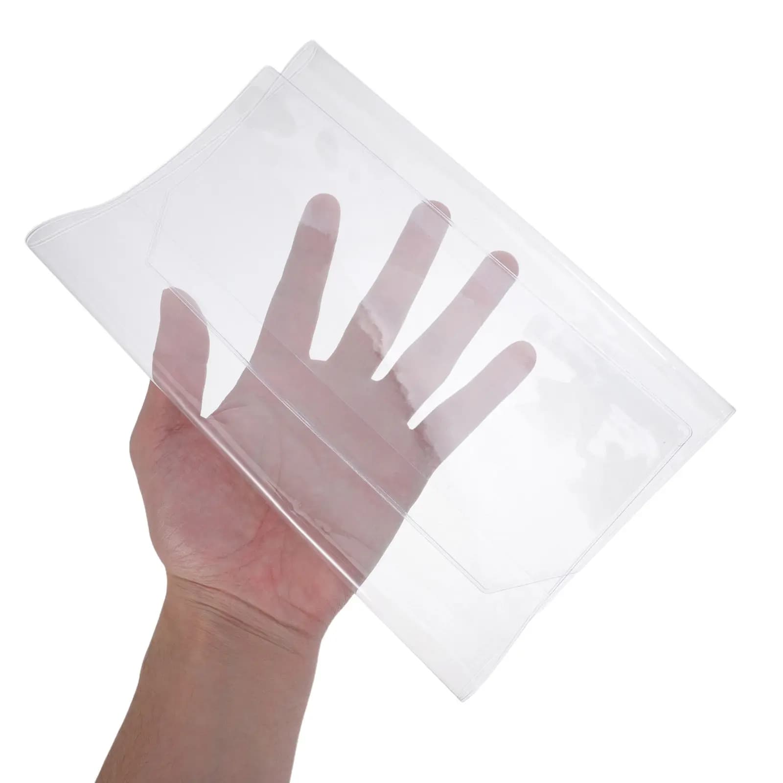 4 copertine trasparenti in PVC per libri A5, custodie protettive impermeabili in plastica per quaderni, agende e album fotografici
