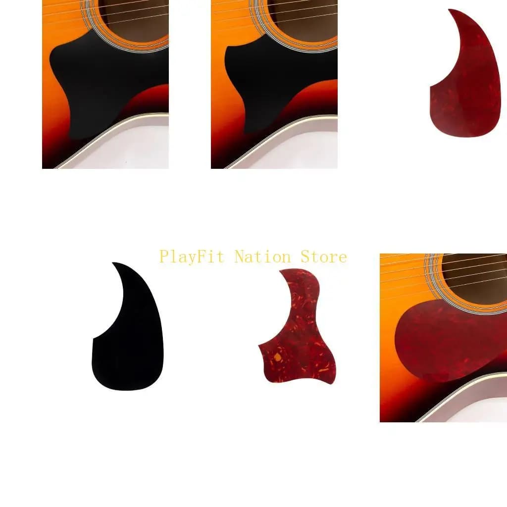 242F 38 pollici/41 pollici Piastra antigraffio ricambio per chitarra acustica Piastra antigraffio in plastica Battipenna per