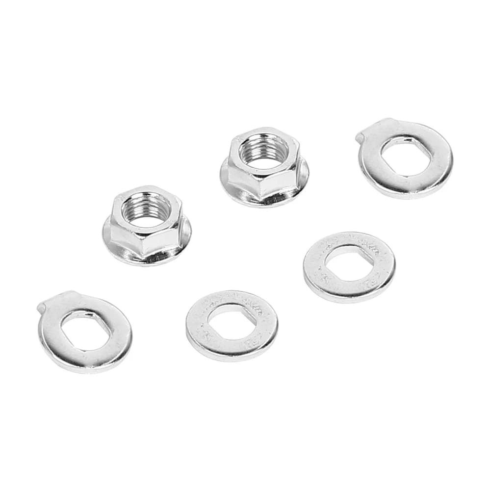 6PCS Motor Wheel Lock Screws Part For KUGOO M4/M4 Pro Electric Scooter Motor Lock Nut Washer Replacement Kit Parts